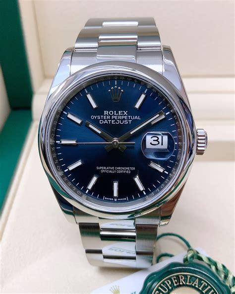 rolex 126200 blue|Rolex 36 datejust 126200.